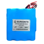30Ah 12.8V LFP (LiFePO4) Battery Pack With BMS